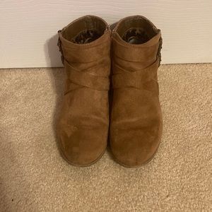 Brown ankle boots